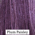 Plum Paisley - Click Image to Close